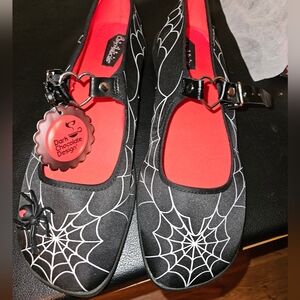 Hot Choc Design Women's Chocolaticas Widow Heart Mary Jane with spider, sz 12